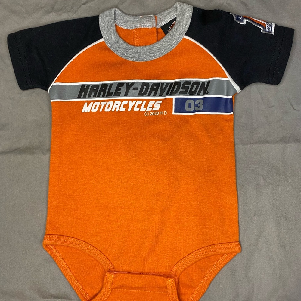 Harley-Davidson onesie